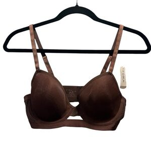 NWT SOMA Intimates The INNOVATOR DEMI Dark Nude Bra- Size 32C